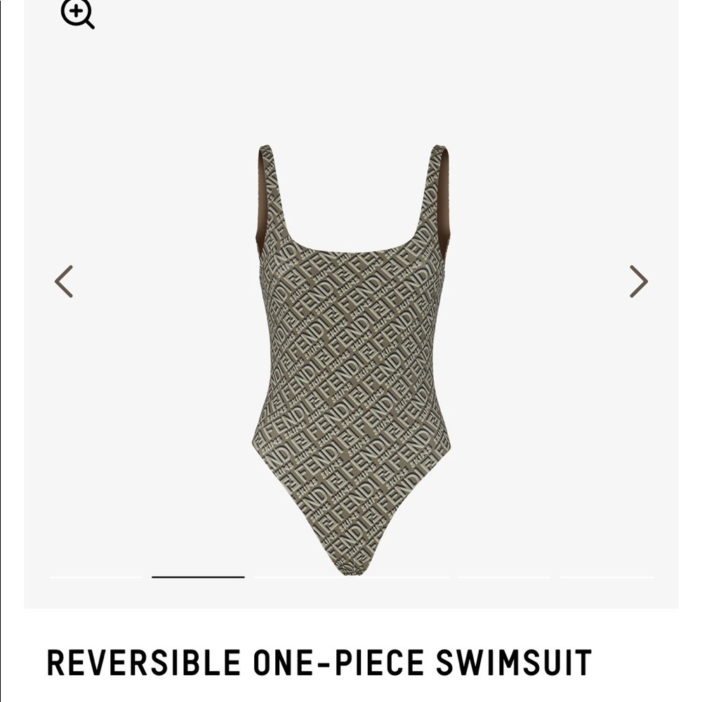 Fendi Skims Reversible One Piece Swimsuit